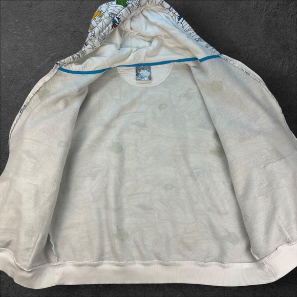 Vintage Y2K Southpole Hoodie AOP Sneaker Streetwear Grunge Sweatshirt Skater XL - Picture 11 of 16